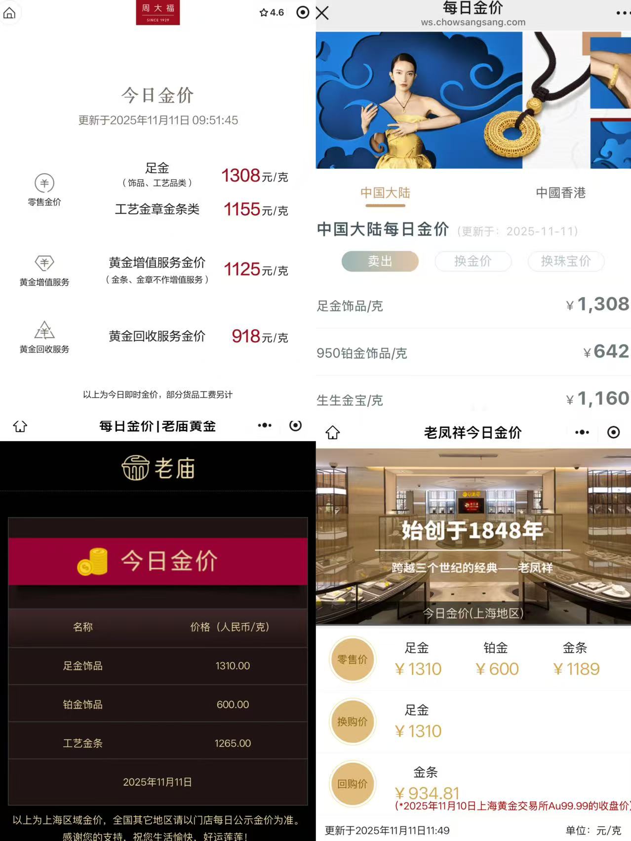 黄金价格暴涨30元/克！周大福、老凤祥突破1300元，国际金价为何剧烈波动？