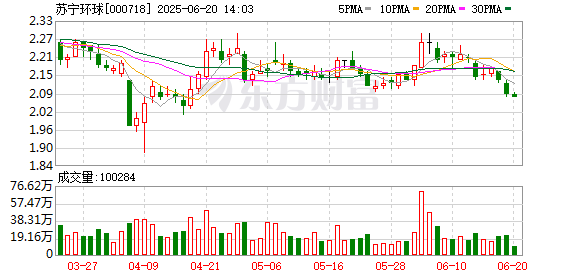 苏宁环球2025年股东户数变化：较上期减少1.60%，股价下降6.17%？