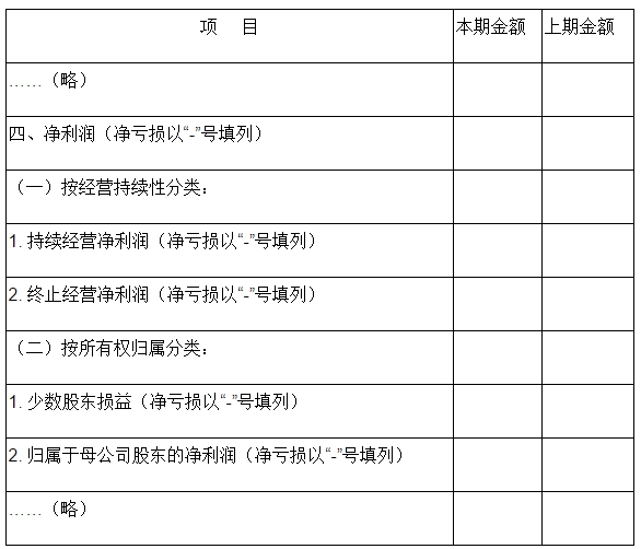 非流动资产毁损报废损失列报规定_一般企业财务报表格式修订解读_上市公司利润表哪里有