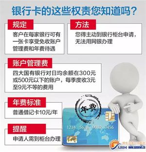 银行账户管理费新规早实行，网传取消消息系假的