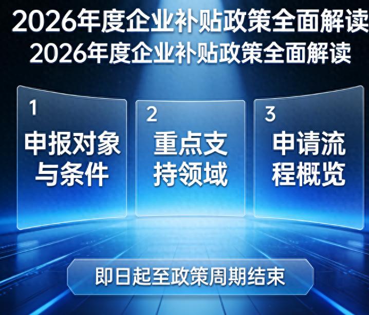 企业补贴申请难题多？一站式方案助你专业安心申报
